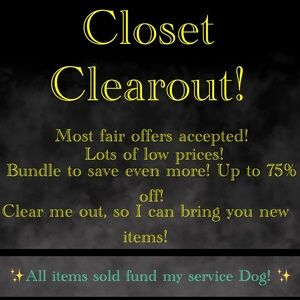 Clear my Closet!